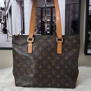 Authentic Louis Vuitton Cabas Piano Monogram Discontinued Tote Bag